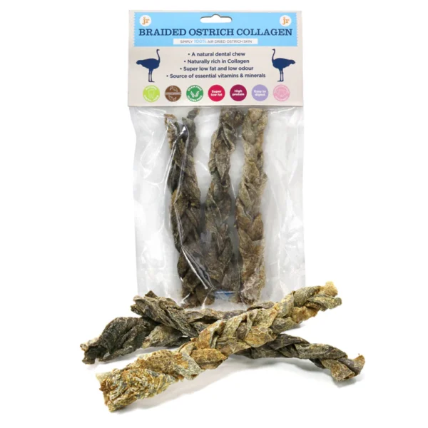 Braided Ostrich Collagen - 3pk